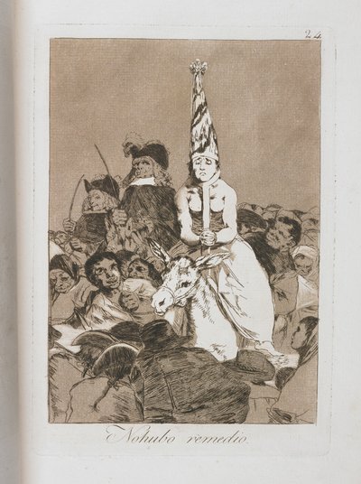 Plate from Los Caprichos by Francisco de Goya